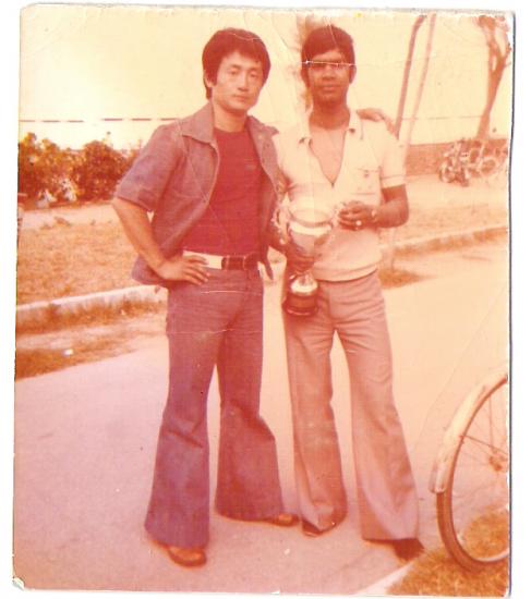 Me LEE Kwan Young et Me Chintaram Radha compétition Italie 1975
